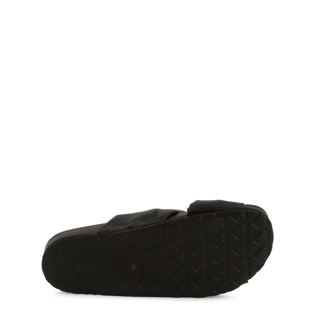Love Moschino - Knotted Sliders Black or Pink