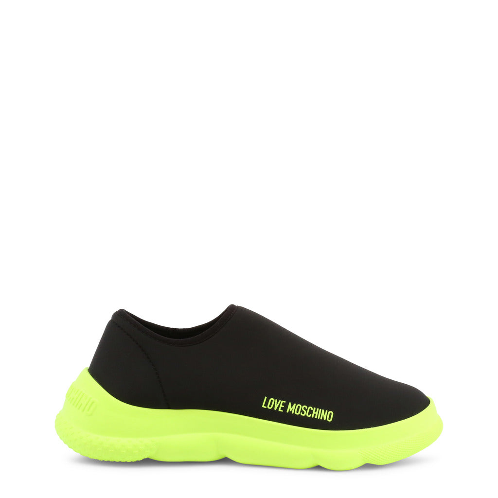 Love Moschino - Black comfy trainers with contrast sole